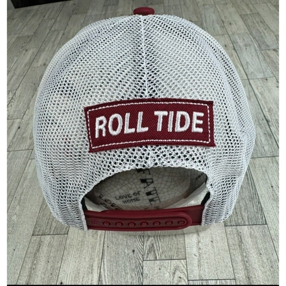Alabama Hat‎ Cap Crimson Tide '47 Brand Trucker Razor Red Mesh Snapback OSFA NEW - Picture 3 of 5